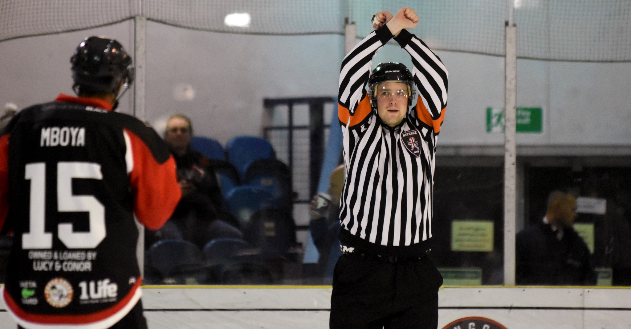 ice hockey referee jersey